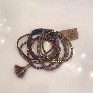 NWT Earth Bound layered bracelet
